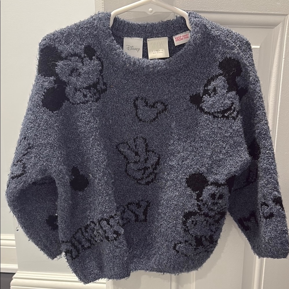 Zara Mickey Sweater - Blue